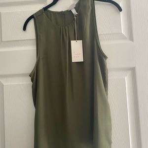 Olive Green Blouse